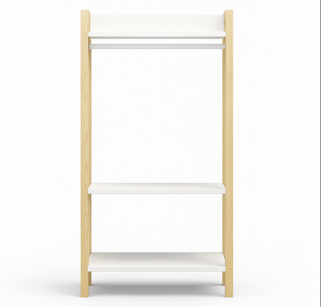 Arara Duo com 2 Prateleiras – Branca (Veromobili)