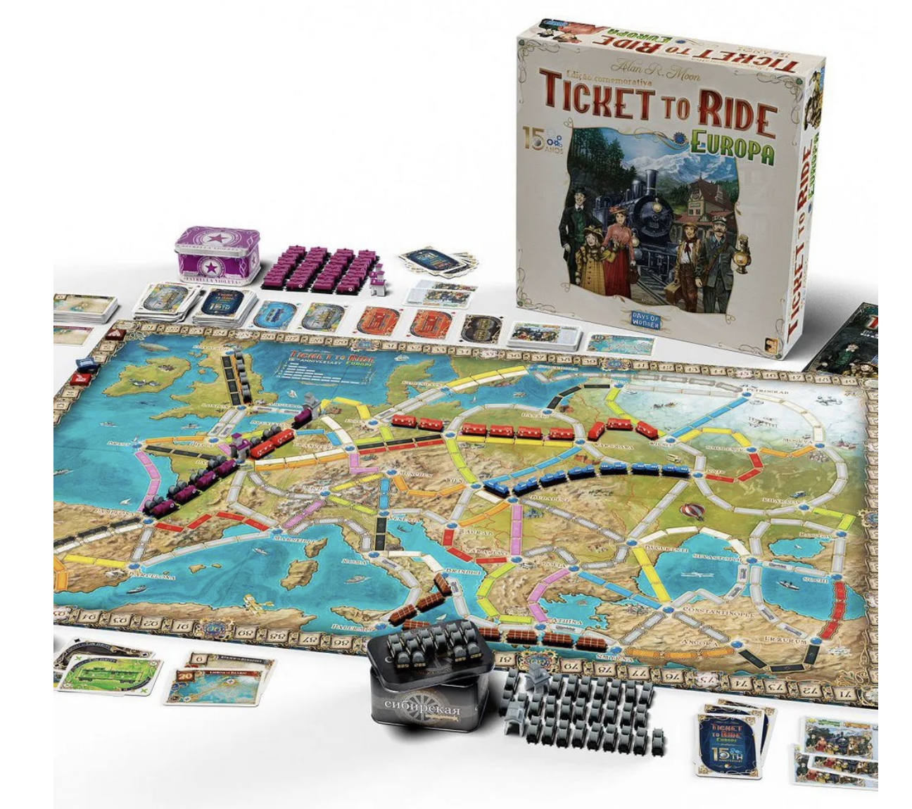Ticket to Ride: Europa – 15 Anos